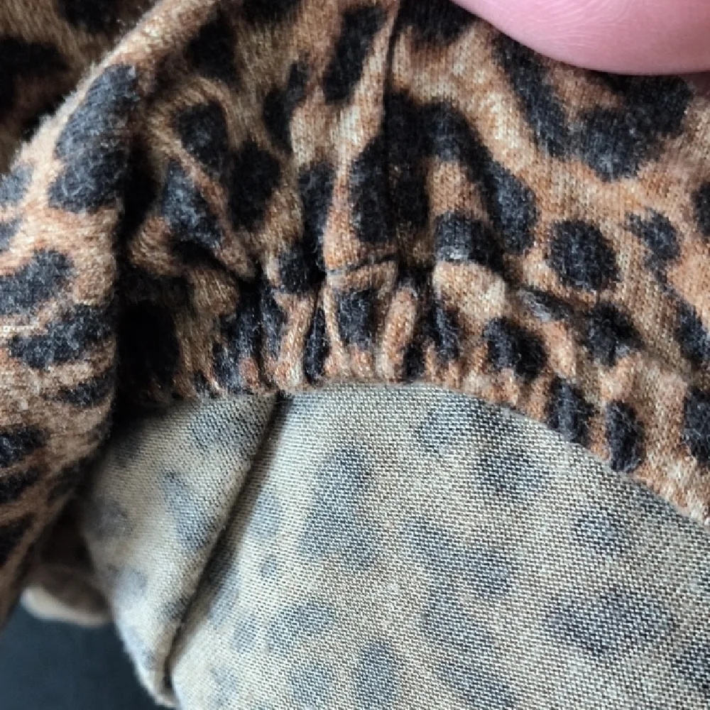 Michael Kors Women's Animal Print 3/4 Sleeve Blouse Size L